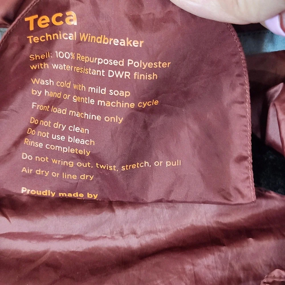 Cotopaxi Teca Windbreaker Jacket Womens M Hooded Colorblock Lightweight Pullover - Picture 6 of 8